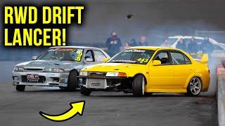 Getting A PODIUM In My RWD EVO in Drift Competition!