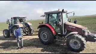 teneke tr5 110 Massey ferguson 5410 kapışması