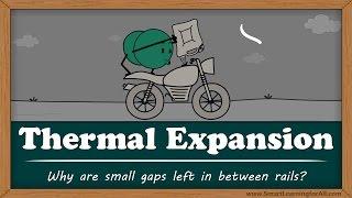 Thermal Expansion - Why are gaps left between railway tracks? | #aumsum #kids #science