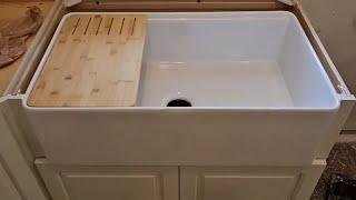 How to install a Farmhouse Sink