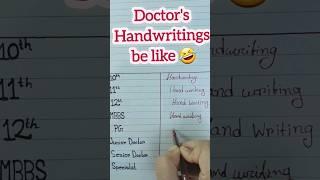 Doctor's Handwritings || Amusing Handwriting