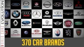 W.C.E -370 Car Brands (A-Z) (Company Logos - Countries - Founded)