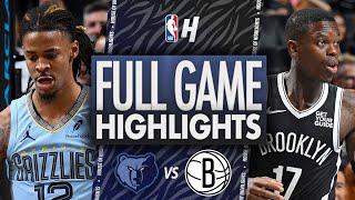 Memphis Grizzlies vs Brooklyn Nets - Full Game Highlights | November 4, 2024 | 2024-25 NBA Season