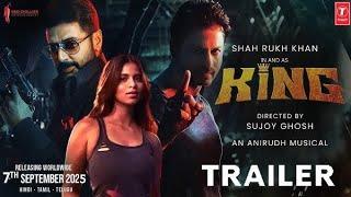 KING - Official Trailer | Shahrukh Khan | Suhana Khan | Aryan Khan | Abhishek Bachchan | New Movie