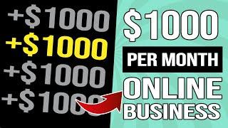 THIS Simple Online Business From Home PAYS $1000 PER MONTH (EASY Make Money Online Tutorial 2020)