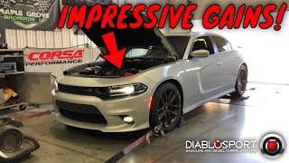 INSTALL & RESULTS 2011+ Dodge Charger Corsa CAI & DiabloSport Full Tuning Dyno Testing