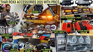 Modified Thar Roxx Accessories 2025 | Thar  Roxx 2025 modification  Roxx modification with Price  