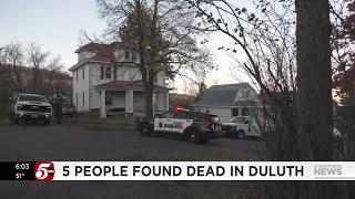 Duluth police identify 5 people found dead, call shootings a 'senseless tragedy'