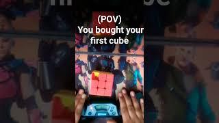 when you buy your first cube