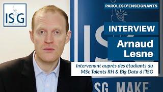 Interview Arnaud Lesne - Masters ISG