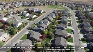 Vista Pointe Subdivision, Erie CO, Aerial Real Estate Tour