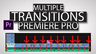 ADD TRANSITIONS TO MULTIPLE CLIPS AT ONCE IN PREMIERE PRO