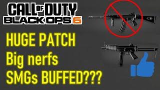 HUGE Black Ops 6 patch, BIG AR NERFS, smg BUFFS, shotguns nerfed, BIG changes