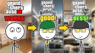 GTA vs GTA Gamers (APARTMENTS: GTA 3 → GTA 5)