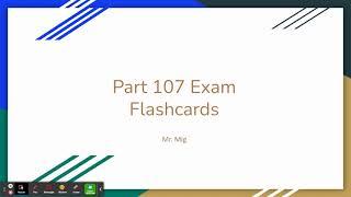 Airspace: FAA Part 107 Drone Exam Flashcards