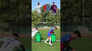 Spin Battle! Ronaldo goes normal, Messi in reverse — who wins?#football #ronaldo