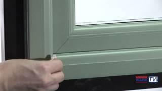 How to cover a scratch or mark on a uPVC window, using a Konig edging pen