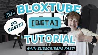 Roblox Bloxtube | How to gain subscribers fast and easy