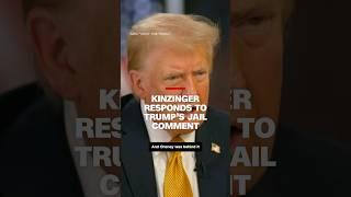 Kinzinger responds to Trump’s jail comment