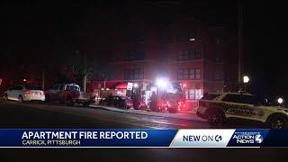 Carrick apartment partially burned following overnight fire