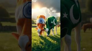 Indian calves  vs  Pakistan calves | both are brother epic scene #ai #bull #calves