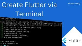 Create Flutter Application With Custom Package name