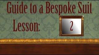 Hand sewing techniques part one | Guide to a Bespoke Suit