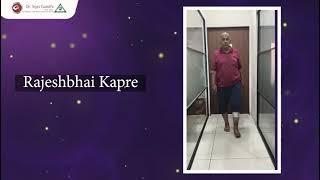 Rajeshbhai's Remarkable Recovery: Robotic Knee Joint Replacement 15 Days Post-Surgery