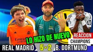 REAL MADRID 5 vs BORUSSIA DORTMUND 2 - Reacciones de Hinchas - CHAMPIONS LEAGUE