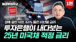 4.6%까지 뚫어버린 미 10년물 금리, 글로벌 투자은행들이 보는 내년도 금리 전망 정리해드립니다