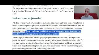 Molinen tumen jek javereske (Jakov 5:13-20)