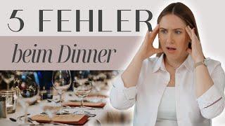 Hochzeitstag: Die 5 häufigsten Fehler beim Abendessen | Carina Maikranz