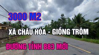 3000 m2 Mặt Tiền Đường Tỉnh 883 Mới Xã Châu Hòa Thuận Mở Công Ty Xí Nghiệp Kho Bãi Cây Xăng