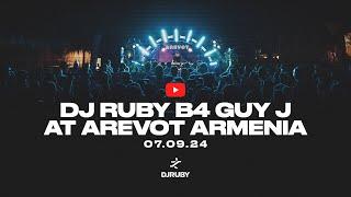 DJ Ruby Live Video Set at Arevot - Warm up for Guy J - Yerevan Armenia 07.09.24