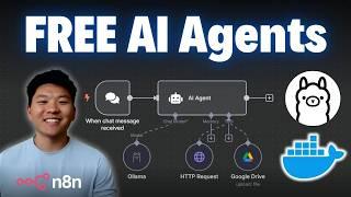 Locally Host n8n AI Agents for FREE (step by step)