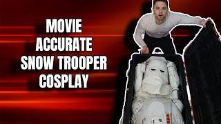 Cosplaying a MOVIE ACCURATE SNOW TROOPER from STAR WARS