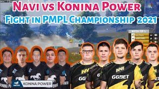 Navi vs Konina Power Fight in PMPL Championship 2021