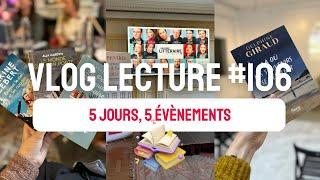  5 JOURS, 5 ÉVÈNEMENTS - Vlog Lecture # 106