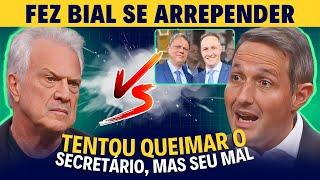 Guilherme Derrite DISMANTS Pedro Bial's NARRATIVES about Public Safety on Globo