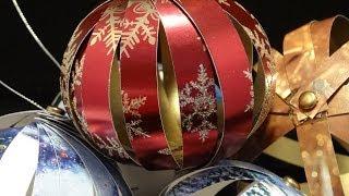 Recycled Christmas Card Ornaments- with yoyomax12
