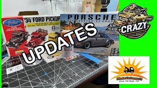 IM BACK!! 1940 Ford Update. R34 Update. Porsche Group Build Update. My Channels Group Build!