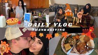 Thanksgiving vlog - Morning chat + Baking  & family vibes 