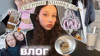 влог осенних дней//подготовка к ЕГЭ//готовим синнабоны и Bubble tea