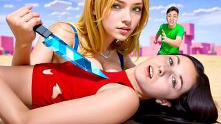 I joined my girlfriend's HATERS' server in Minecraft…