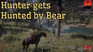 Hunter gets hunted by Bear.  #RDR2 #Story #PS5