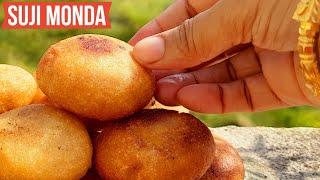 Suji Monda | Bengali home made sweets recipe | by Sanjukta Panda's Kitchen