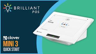 How to Set up a Clover Mini 3 Brilliant POS