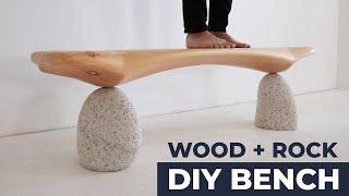 Using Rocks to make a Bench