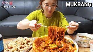 리얼먹방:) 해물볶음짬뽕 먹방!! 매울때는 더 맵기전에 밀어넣기ft.탕수육ㅣSeafood jjamppongㅣREAL SOUNDㅣASMR MUKBANGㅣEATING SHOWㅣ