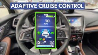 How To Set Adaptive Cruise Control (2021 Subaru Forester)